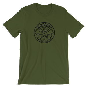 Bones "No Down Time" Tee - Green - Front & Center